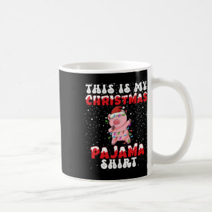 This Is My Christmas Pajama Shirt Funny Dabbing Pi Coffee Mug