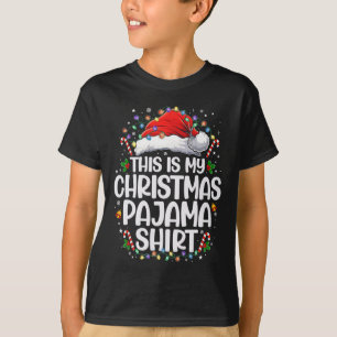 This Is My Christmas Pajama Shirt Funny Xmas Pjs M