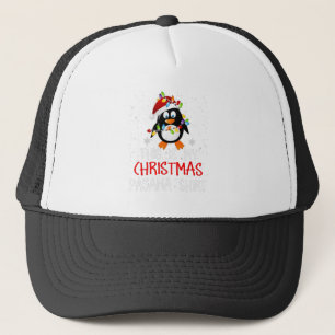 This Is My Christmas Pajama Shirt Penguins Santa G Trucker Hat