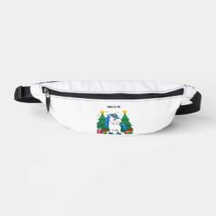 This is My Christmas Pajama Shirt Unicorn Xmas PJs Fanny Pack