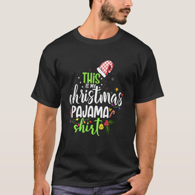 This Is My Christmas Pajama Shirt Xmas Christmas P (Front)