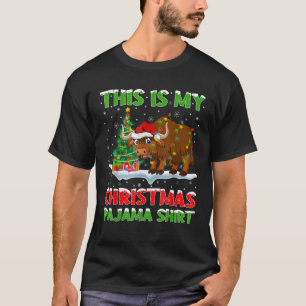 This Is My Christmas Pajama Shirt Yak Christmas