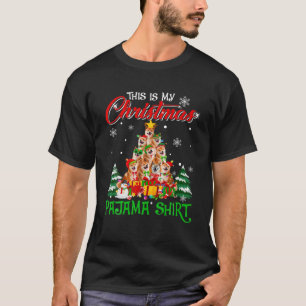 This Is My Christmas Pajama Tree Shiba Inu Dog Lov T-Shirt