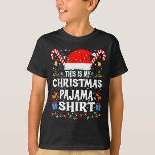 This Is My Christmas Pajama Xmas Pjs Men Women Fun T-Shirt