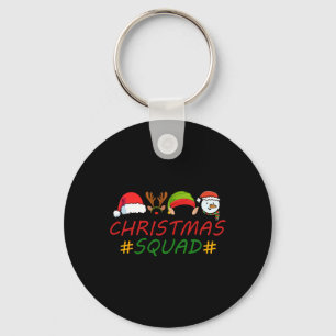 This Is My Christmas Squad Pajama Merry Xmas Famil Keychain