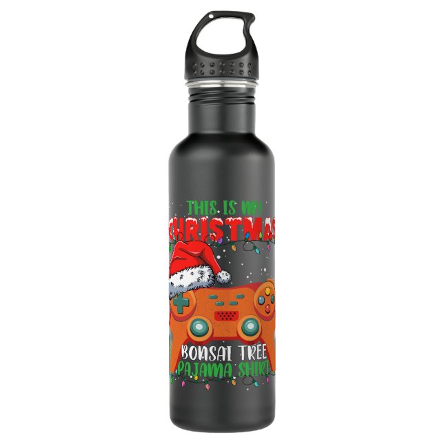 This Is My Christmas Video Game Controller Bonsai  710 Ml Water Bottle (Front)