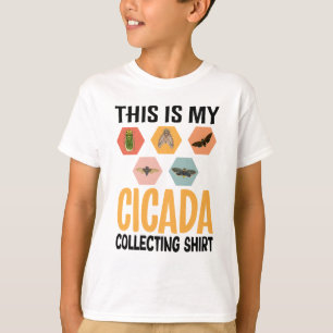 This is My Cicada Collecting Shirt for kids 