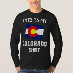 This Is My Colorado Denver Flag Co Souvenir Mount T-Shirt