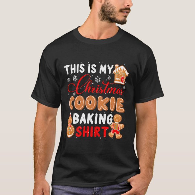 This Is My Cookie Baking Mom Family Team T-Shirt (Front)