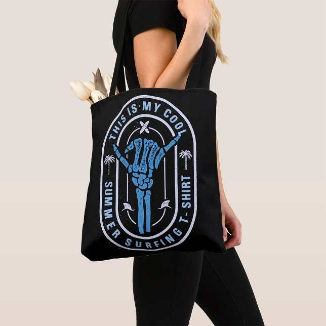 This Is My Cool Summer Surfing Tote Bag (Creator Uploaded)