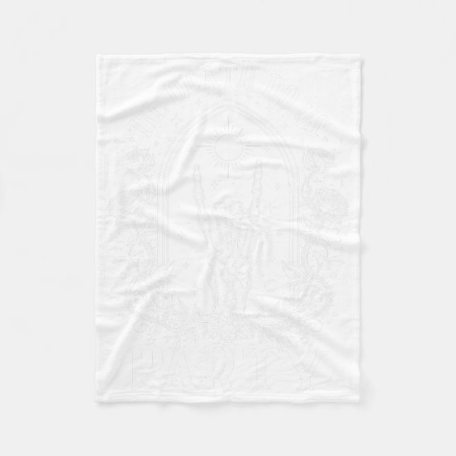 This Is My Costume Funny Halloween Ghost Design  Fleece Blanket (Front)
