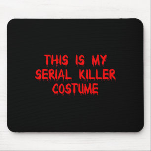 This is My Costume Funny Halloween Mouse Pad