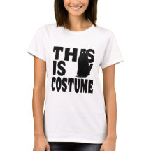 This Is My Costume Funny Halloween Typography