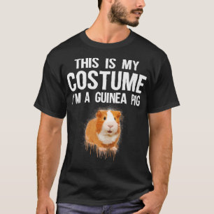 This Is My Costume I'm A Guinea Pig Cute Zookeeper T-Shirt