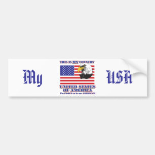 This is my Country Bumper Sticker