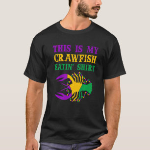 This Is My Crawfish Eating T-Shirt New Orleans Mar
