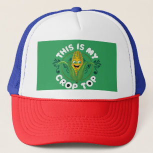 This Is My Crop Top Funny Farmer Farming Corn Love Trucker Hat