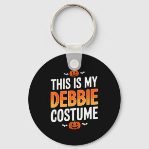 This Is My Debbie Costume Halloween Simple Costume Keychain