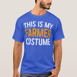 This Is My Farmer Costume Farmer Costume Farming T-Shirt