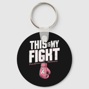 This Is My Fight Breast Cancer Awareness Boxing Gl Keychain