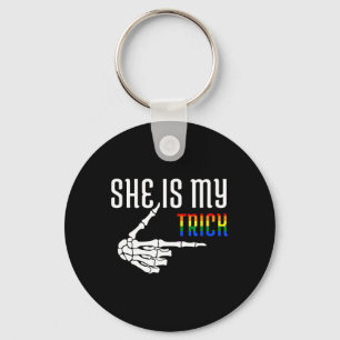 This Is My Fight Breast Cancer Fighter Believe Box Keychain