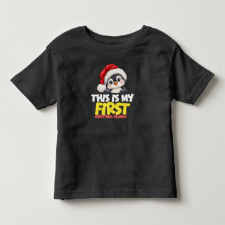 This Is My First Christmas Pajama Kids Toddler T-shirt
