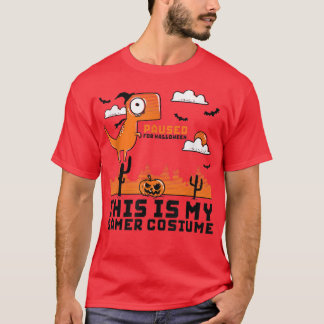 This Is My Gamer Costume Funny Video Gaming Geek H T-Shirt