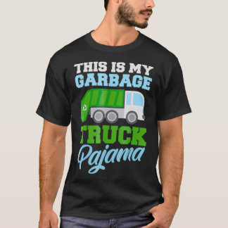 This Is My Garbage Truck Pajama Funny Costume Boy T-Shirt