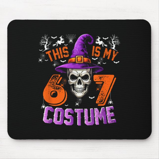 This Is My Halloween 67 Costume _1  Mouse Pad (Front)