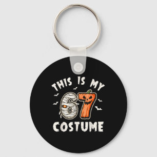 This Is My Halloween 67 Costume Number 6 7 Meme Keychain