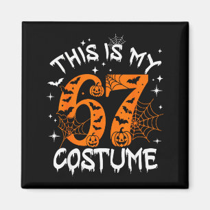 This Is My Halloween 67 Costume Number 6 7 Meme Sa Magnet
