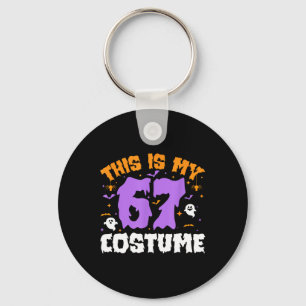 This Is My Halloween 67 Costume Number 6 7 Meme Si Keychain