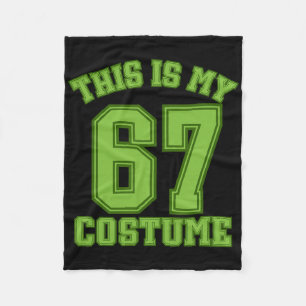 This Is My Halloween 67 Costume Sports Hummor Gen Fleece Blanket