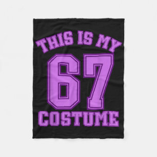 This Is My Halloween 67 Costume Sports Hummor Gen Fleece Blanket