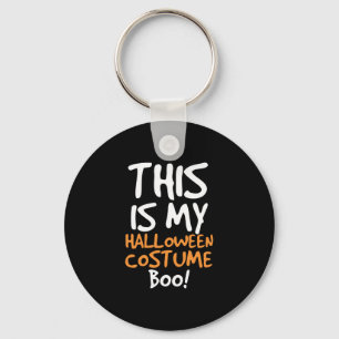 This Is My Halloween Costume Boo Keychain