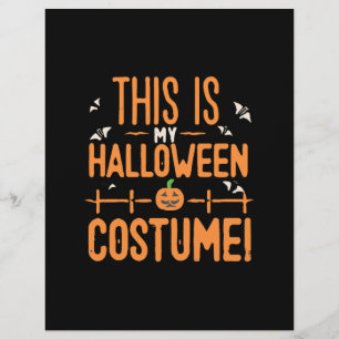 This Is My Halloween Costume  Flyer