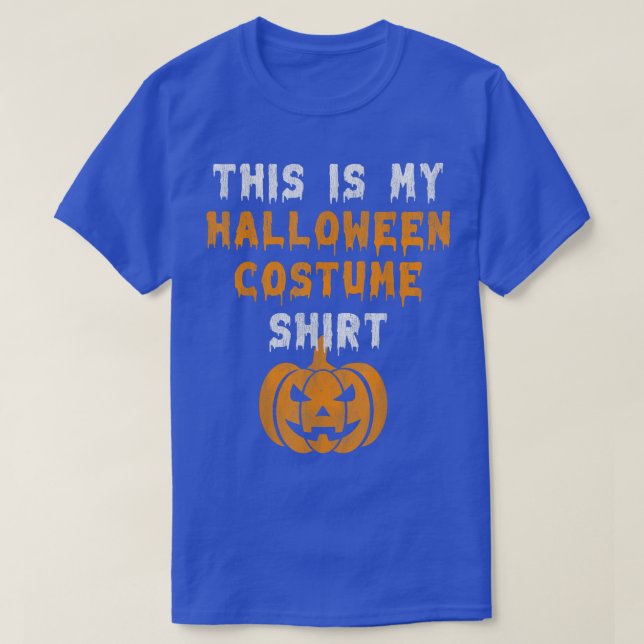 This Is My Halloween Costume  Jack O Lantern Hallo T-Shirt (Design Front)