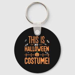 This Is My Halloween Costume Keychain