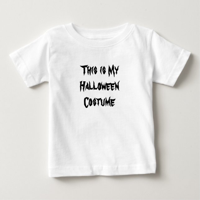 This Is My Halloween Costume T-Shirt (Front)