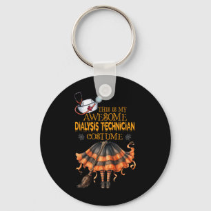 This Is My Halloween Dialysis Technician Costume D Keychain