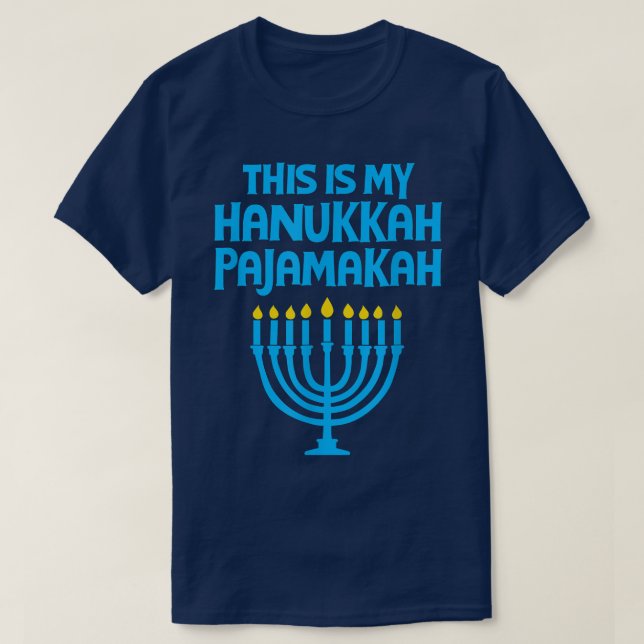 This is My Hanukkah Pajamakah Shirt Funny Boys Gir (Design Front)