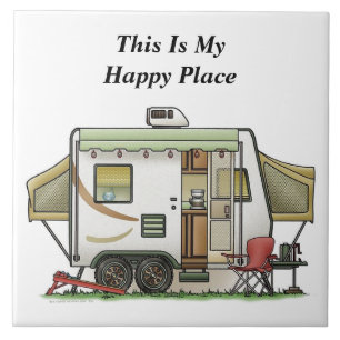 This Is My Happy Place Camper Tile