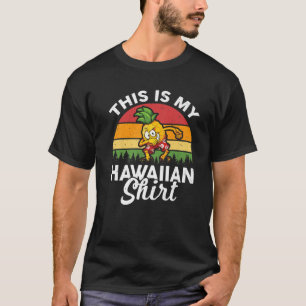 This Is My Hawaiian Men Women Boys Dabbing Pineapp T-Shirt