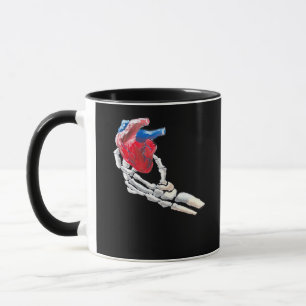 This Is My Heart - Skeleton Heart Hands Mug