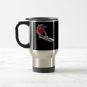 This Is My Heart - Skeleton Heart Hands Travel Mug
