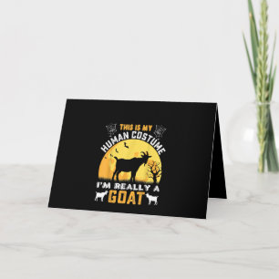 This Is My Human Costume Goat Gift Card
