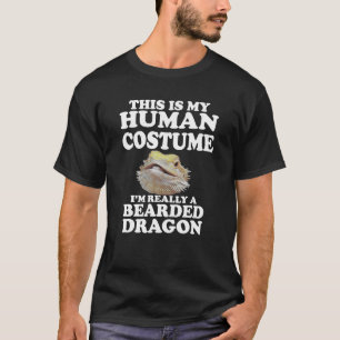 This Is My Human Costume I'm Really A Bearded T-Shirt