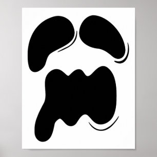 This Is My Human Costume I'm Really A Ghost Spooky Poster