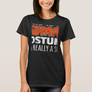 THIS IS MY HUMAN COSTUME I'M REALLY A SHARK Hallow T-Shirt