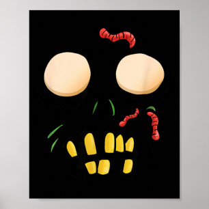 This is My Human Costume Im Really A Zombie Poster